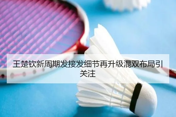 王楚钦新周期发接发细节再升级混双布局引关注 - kaiyun